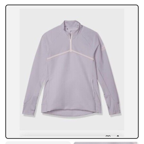 Adidas Hybrid QTR ZJ Zip Lavender Golf Jacket. Size M - Picture 1 of 16